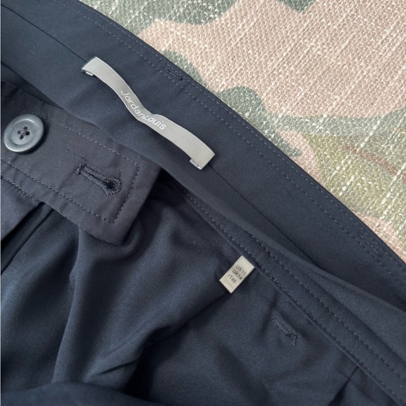 Jordan Louis Navy Blue Pleated Pants Sz 10 - Picture 3 of 6